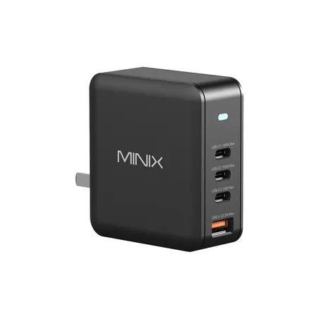 Minix P165 GaN Wall Charger with 3x USB-C and 1x USB-A Ports